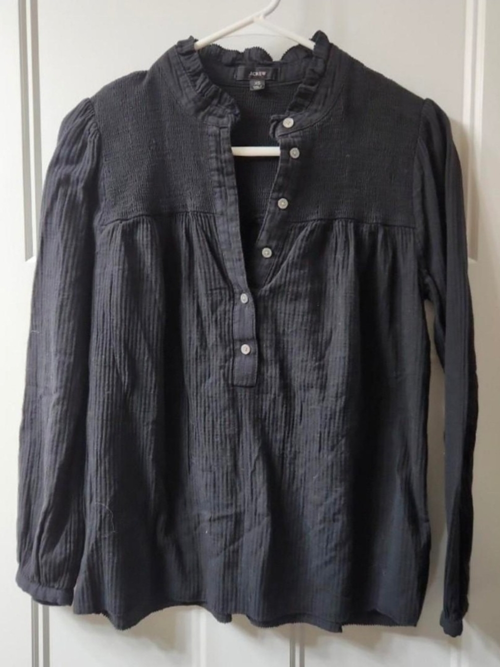 J. Crew Black Long-Sleeve - XS